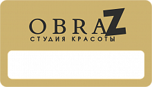 Бейдж с окном из пластика, золото/чёрный