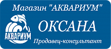 Бейдж  с гравировкой из пластика, синий/белый