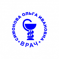 Клише печати врача 28мм, №06
