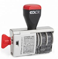 Ленточный датер Colop 04000/WD с 12 бухгалтерскими терминами 4мм