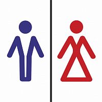 Табличка на туалет, wc26