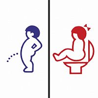 Табличка на туалет, wc31