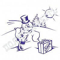 Штамп для подарочной упаковки 22